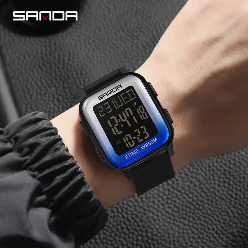 Sanda Digital Alarm Clock Watch for Teens 6 Colors - Image 9