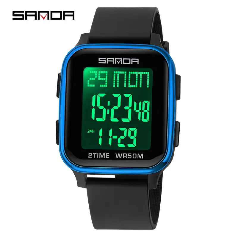 Sanda Digital Alarm Clock Watch for Teens 6 Colors - Image 11