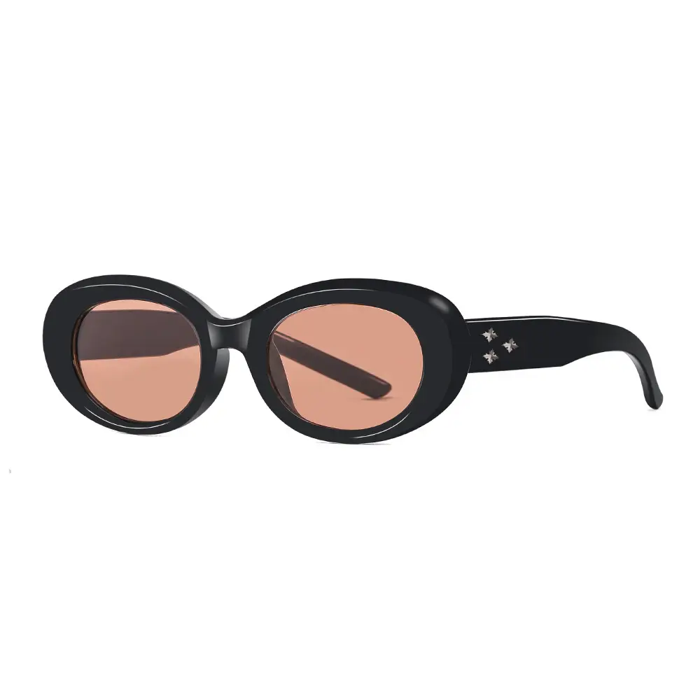 Korean Style Women Sunglasses UV400 Black - Image 2