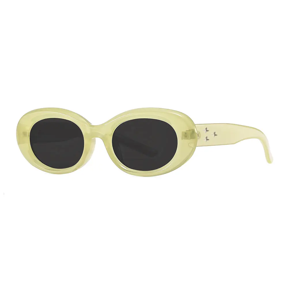 Korean Style Women Sunglasses UV400 Black - Image 3