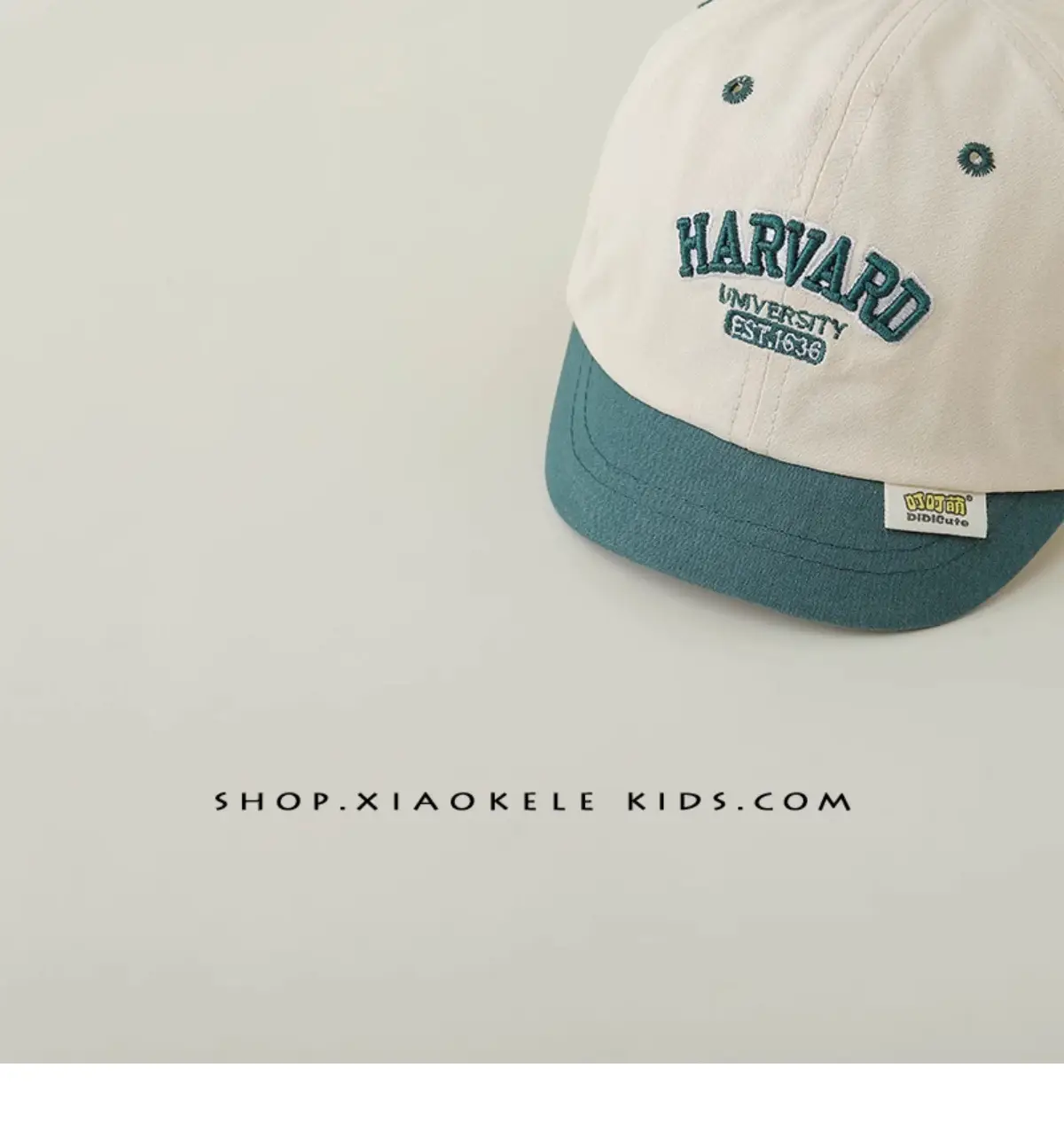Brown Baby Cap with "BABY" Print for Kids — feature 11