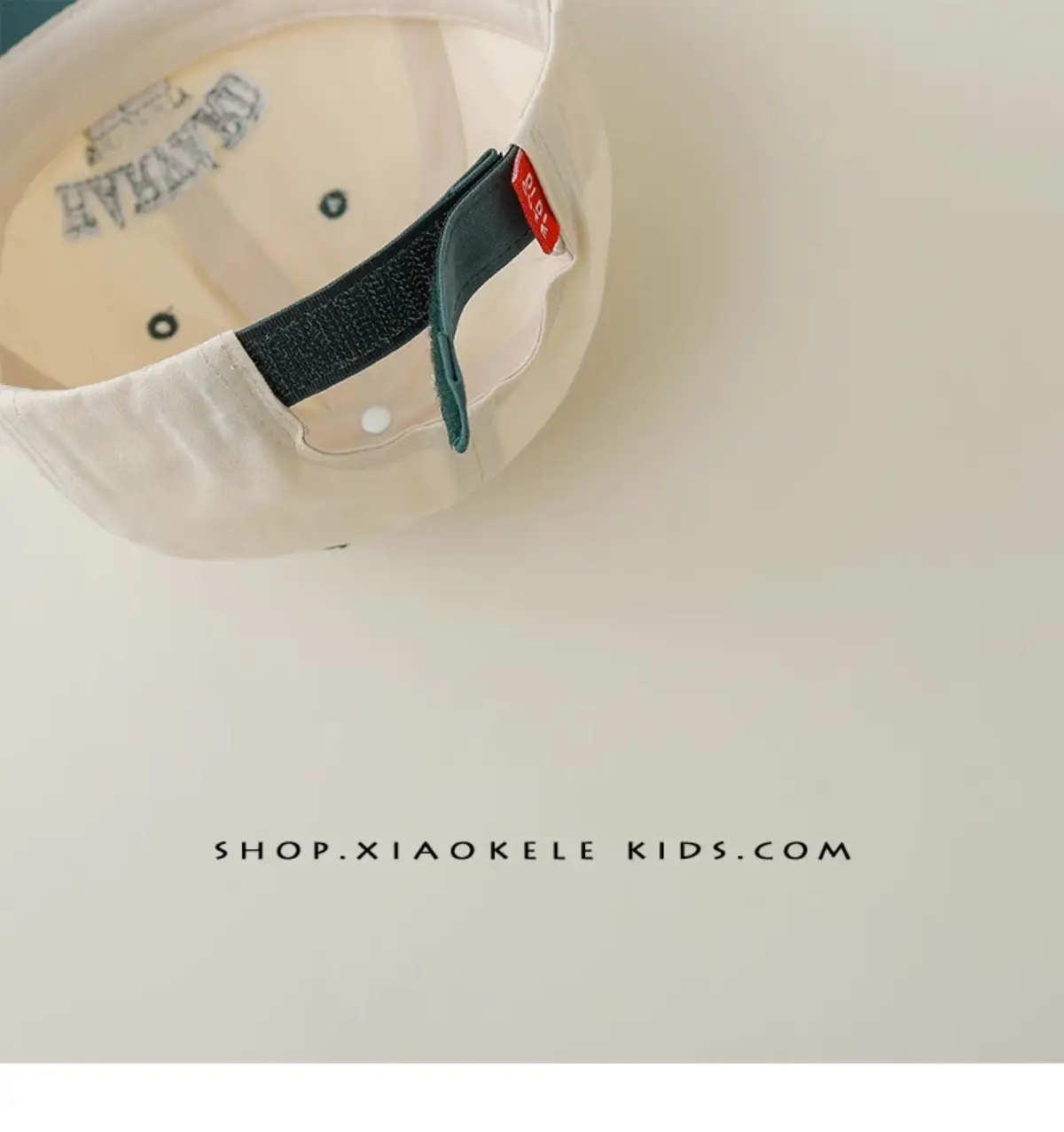 Brown Baby Cap with "BABY" Print for Kids — feature 12