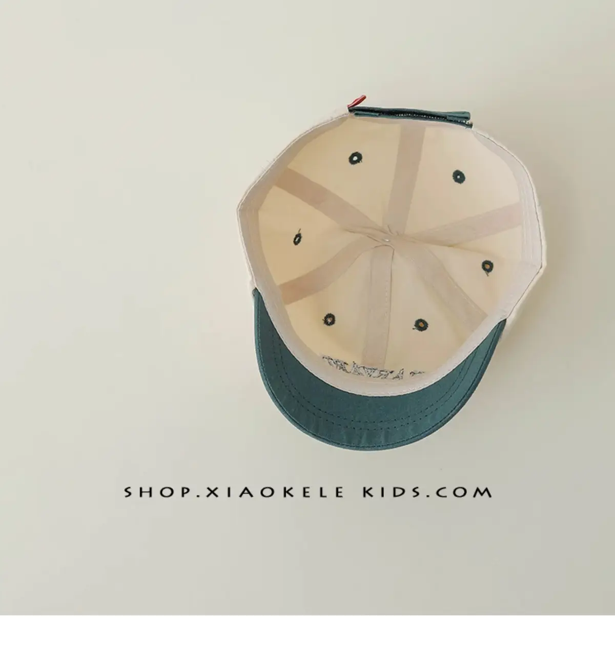 Brown Baby Cap with "BABY" Print for Kids — feature 13