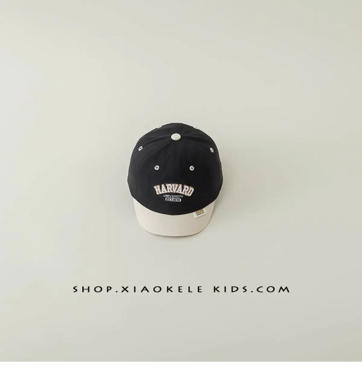 Brown Baby Cap with "BABY" Print for Kids — feature 18