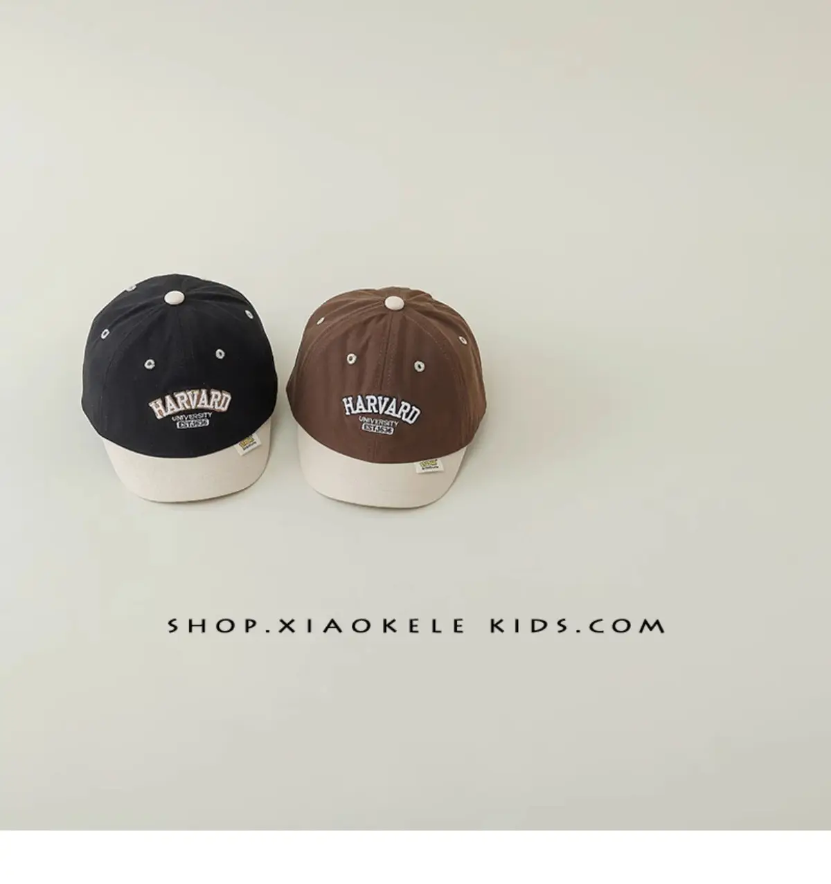 Brown Baby Cap with "BABY" Print for Kids — feature 6