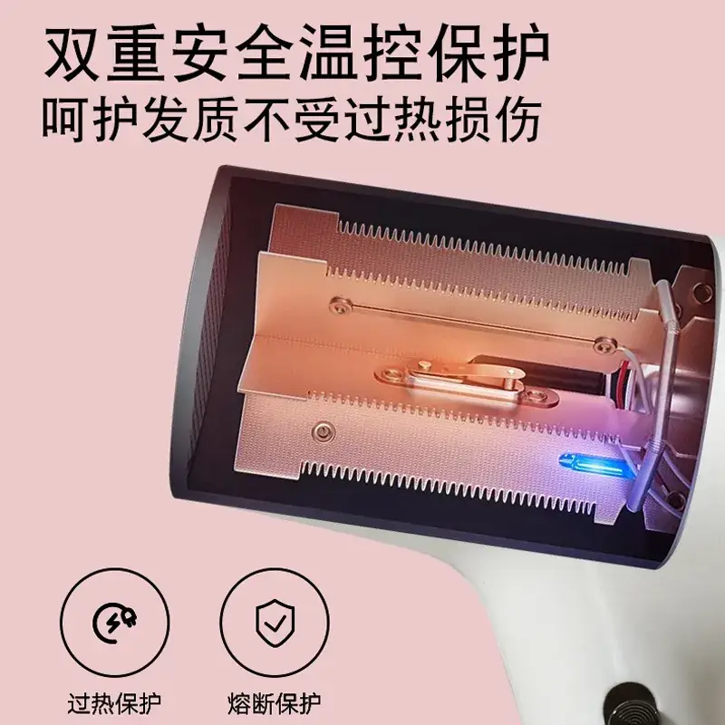 Wireless Hair Dryer with Negative Ion Technology Blue Light - Image 9