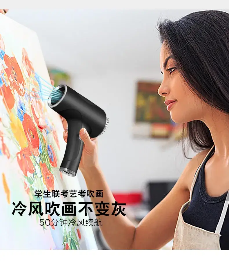 Wireless Hair Dryer with Negative Ion Technology Blue Light — feature 8