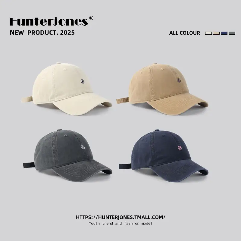 Women's Navy B-Letter Baseball Cap with Extra Length - Image 7