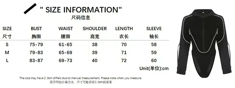 Korean Street Style Women's Black One-Piece Triangle Patchwork High-Waisted Top — feature 1