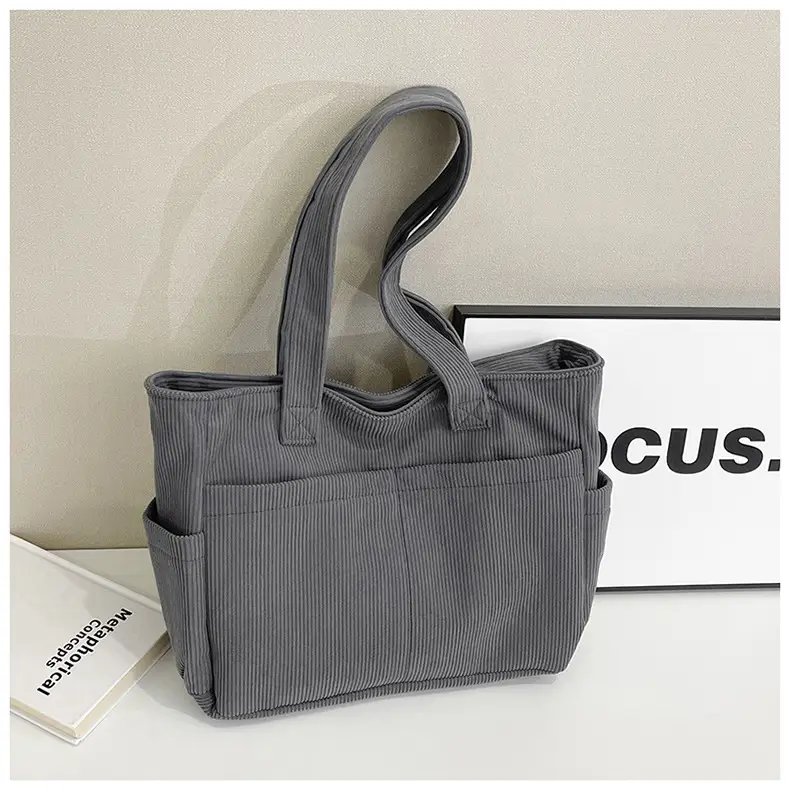 Women Lightweight Large Capacity Commuter Tote Bag Green — feature 22