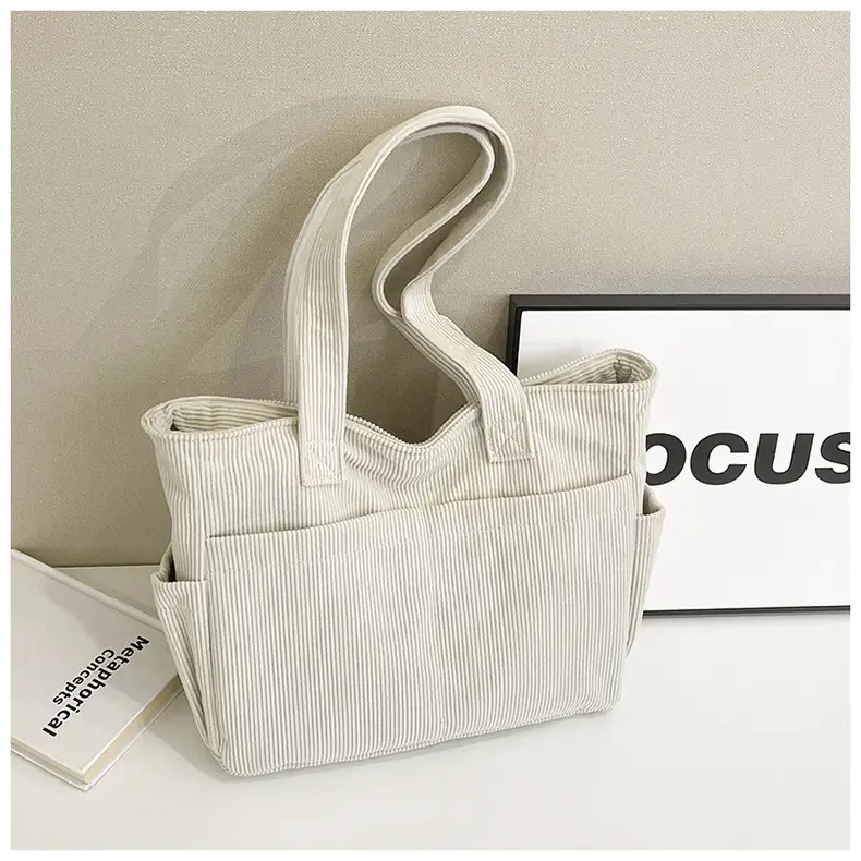 Women Lightweight Large Capacity Commuter Tote Bag Green — feature 27