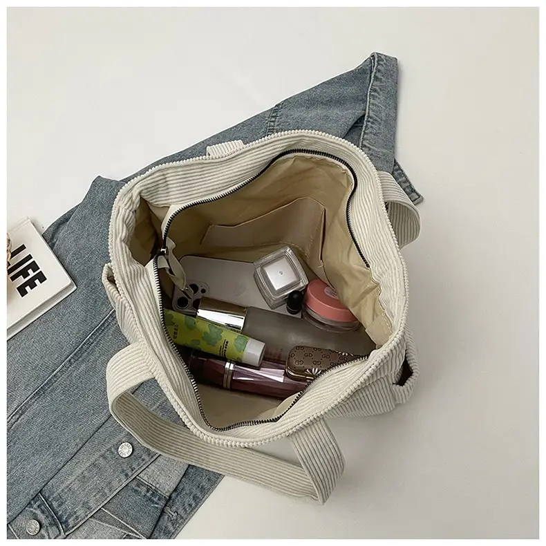 Women Lightweight Large Capacity Commuter Tote Bag Green — feature 36