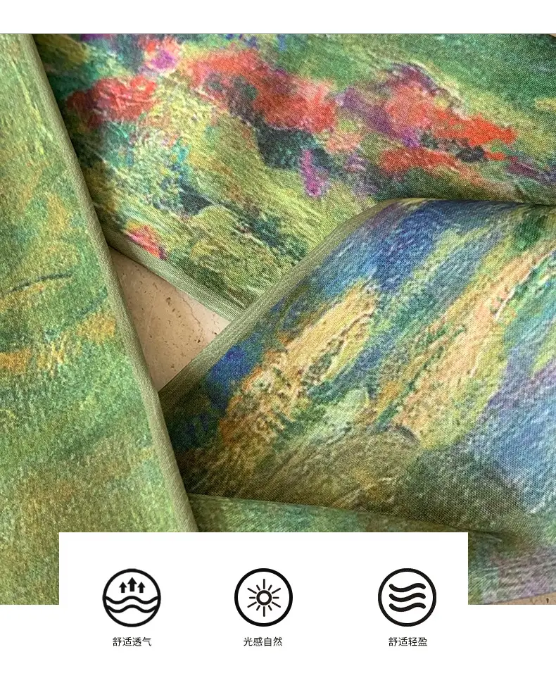 Women Silk Scarf Hair Belt Spring Summer High-end Matching — feature 2