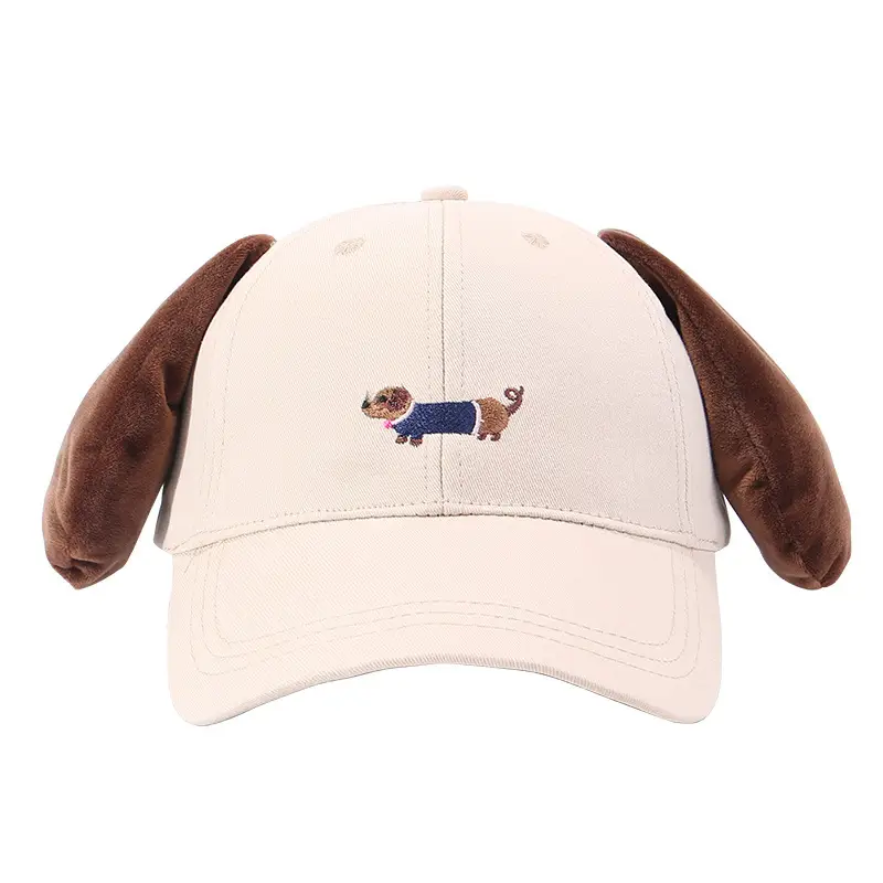 Cute Cartoon Poodle Cap for Women Girls Spring Summer - Image 6