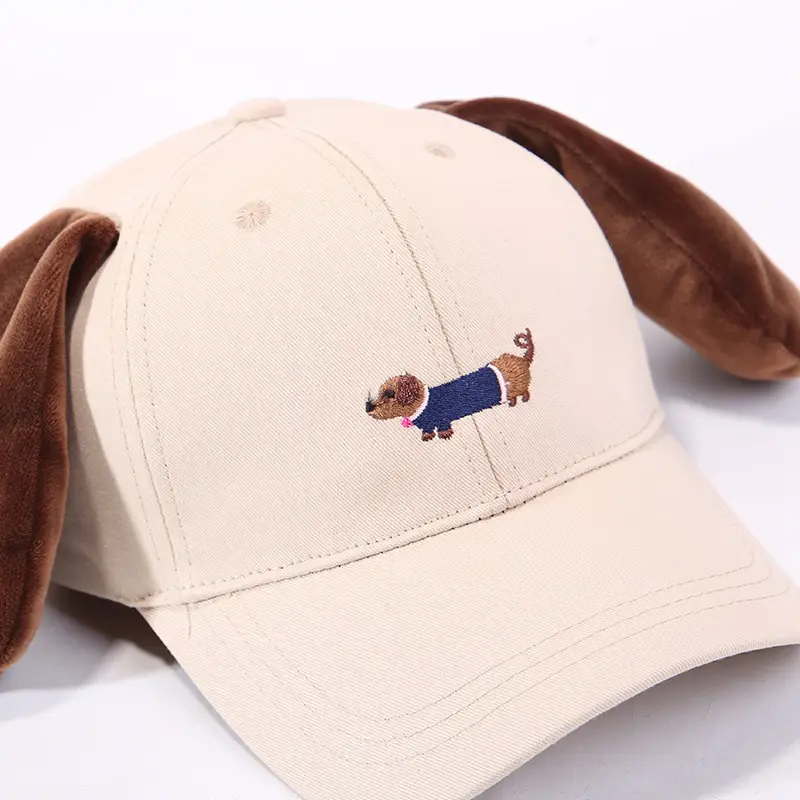 Cute Cartoon Poodle Cap for Women Girls Spring Summer — feature 11
