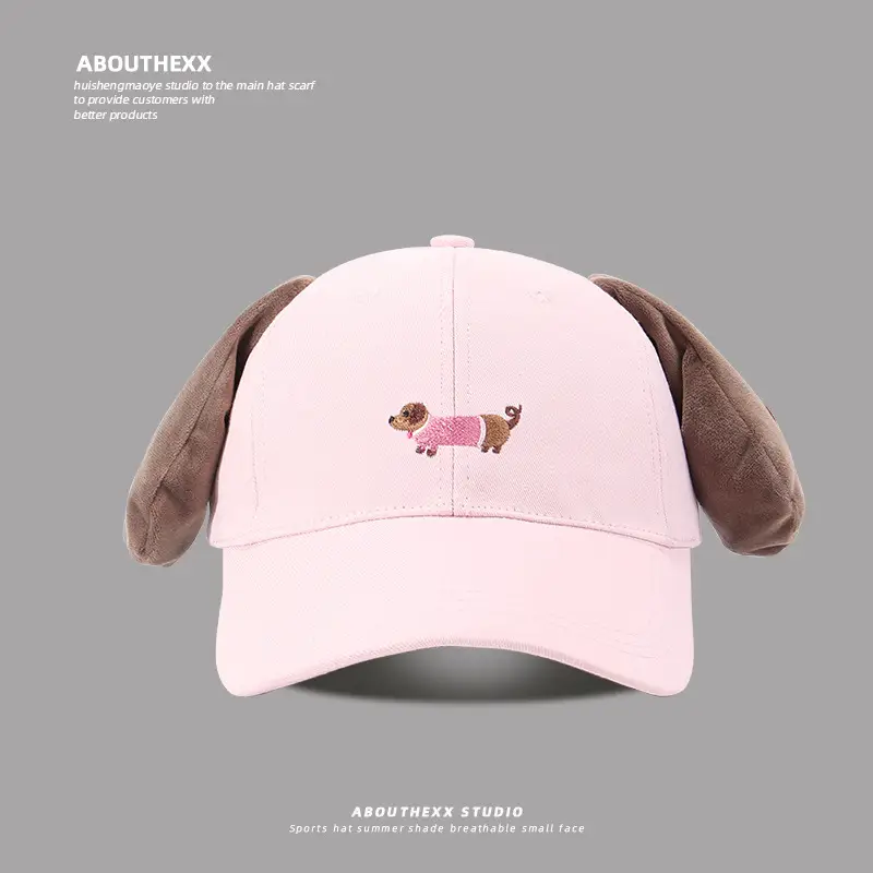 Cute Cartoon Poodle Cap for Women Girls Spring Summer — feature 9