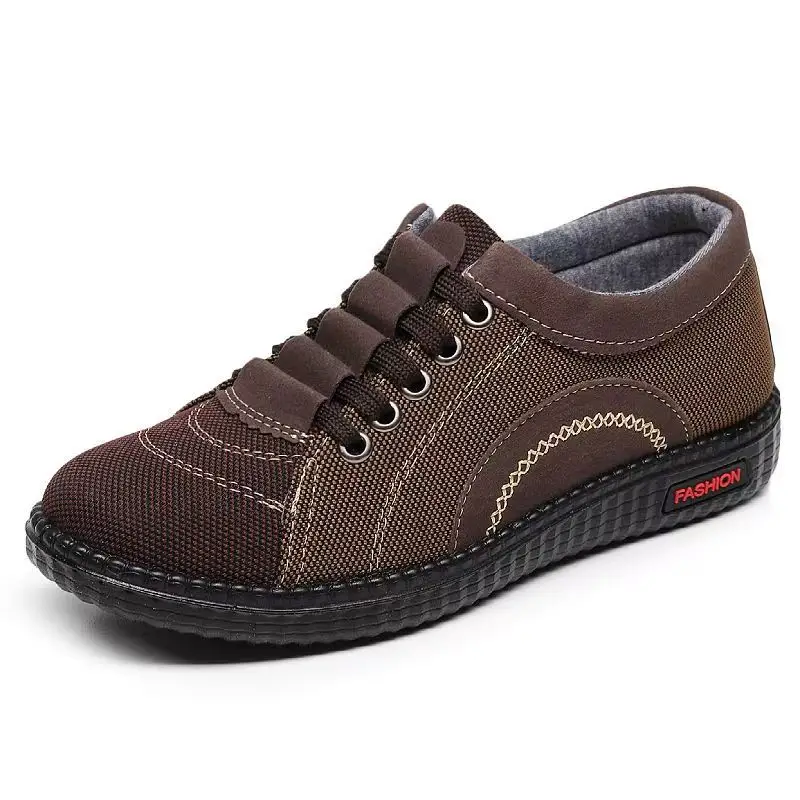 26 Spring and Autumn New Style Old Beijing Cloth Shoes for Women, Lightweight Non-Slip Flat Heel Granny Shoes, Soft Sole Comfortable Middle-Aged and Elderly Mom Shoes