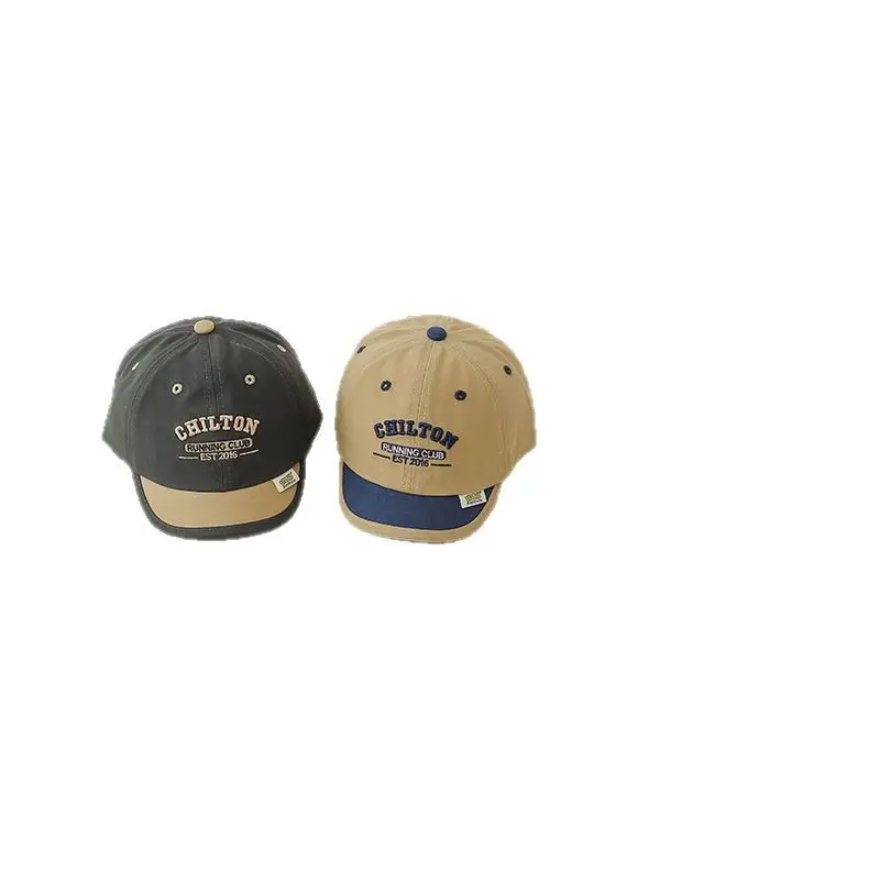 Kids Black Letter Embroidered Cap Spring Autumn - Image 10