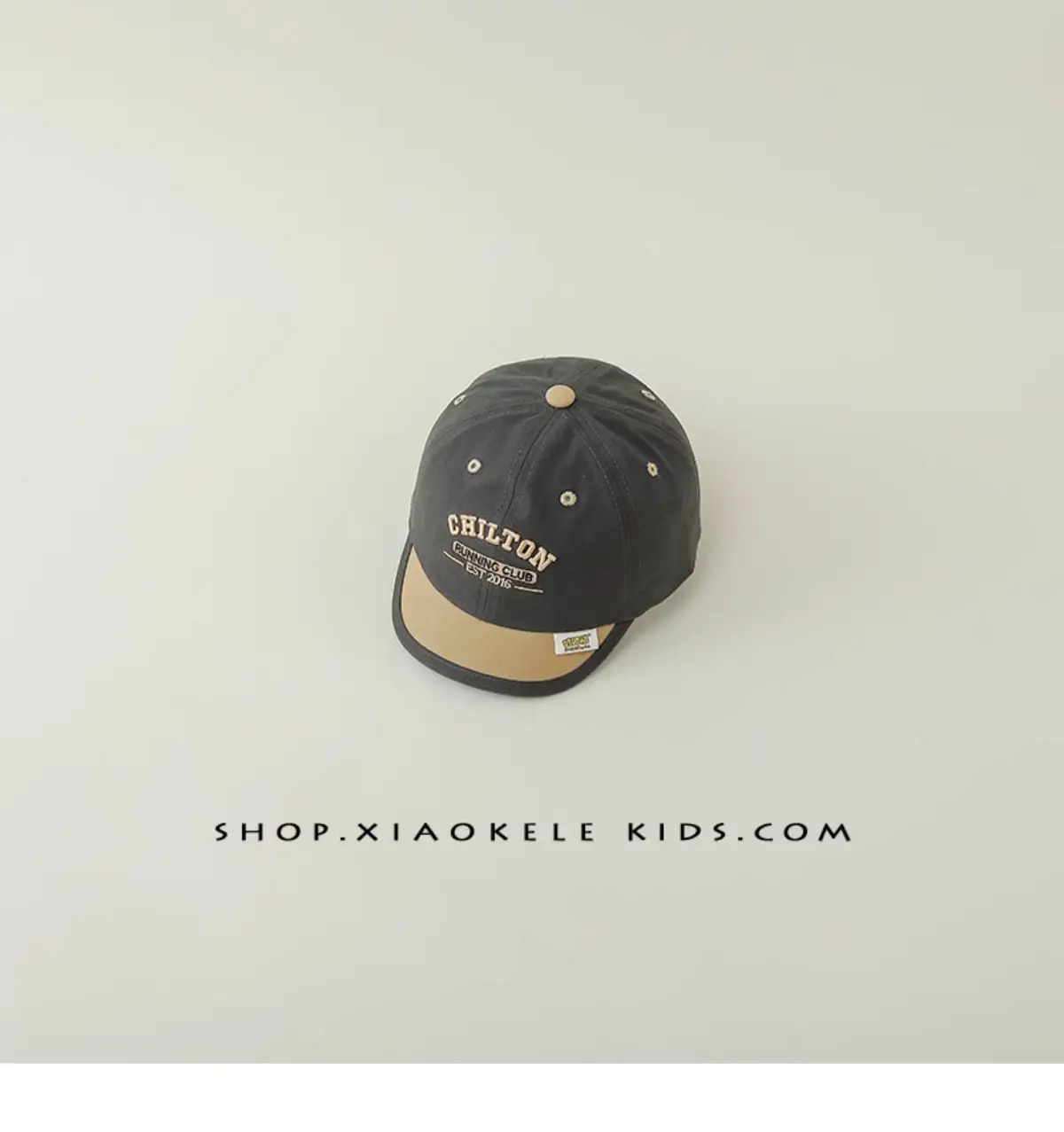 Kids Black Letter Embroidered Cap Spring Autumn β feature 14