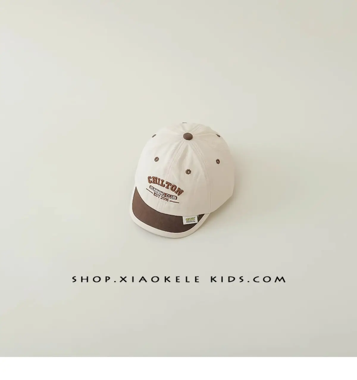 Kids Black Letter Embroidered Cap Spring Autumn β feature 15