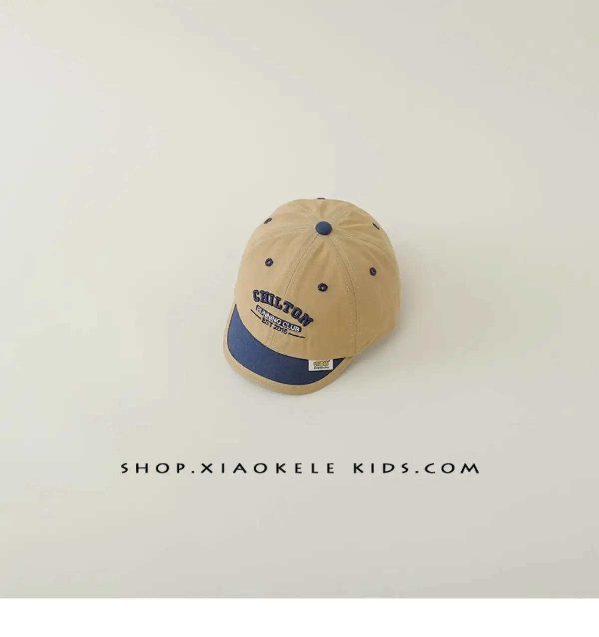 Kids Black Letter Embroidered Cap Spring Autumn β feature 18