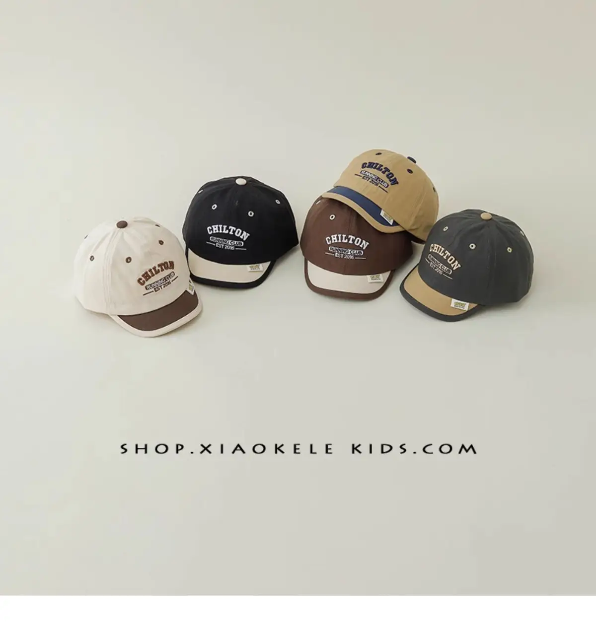 Kids Black Letter Embroidered Cap Spring Autumn β feature 3