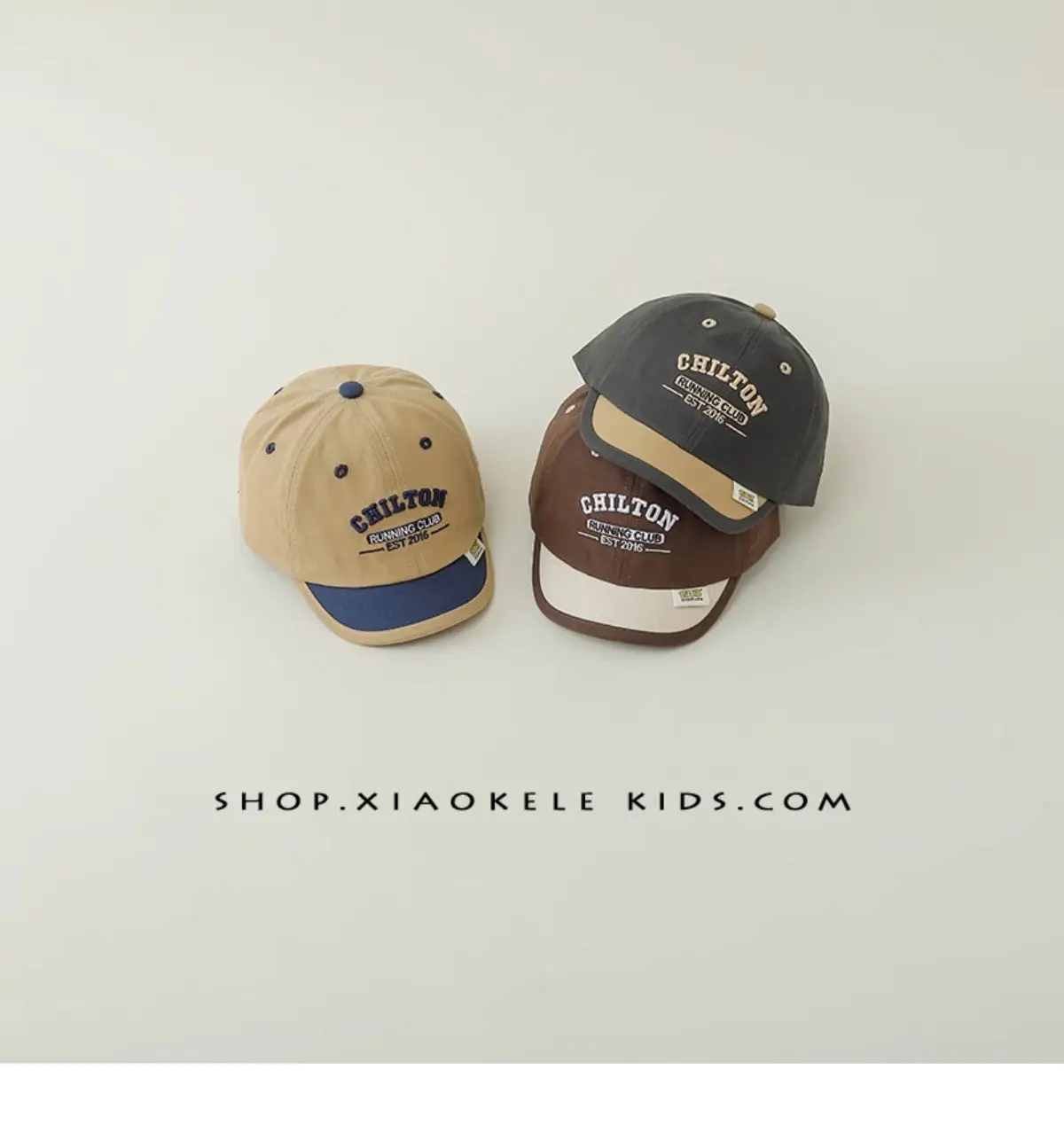Kids Black Letter Embroidered Cap Spring Autumn β feature 4