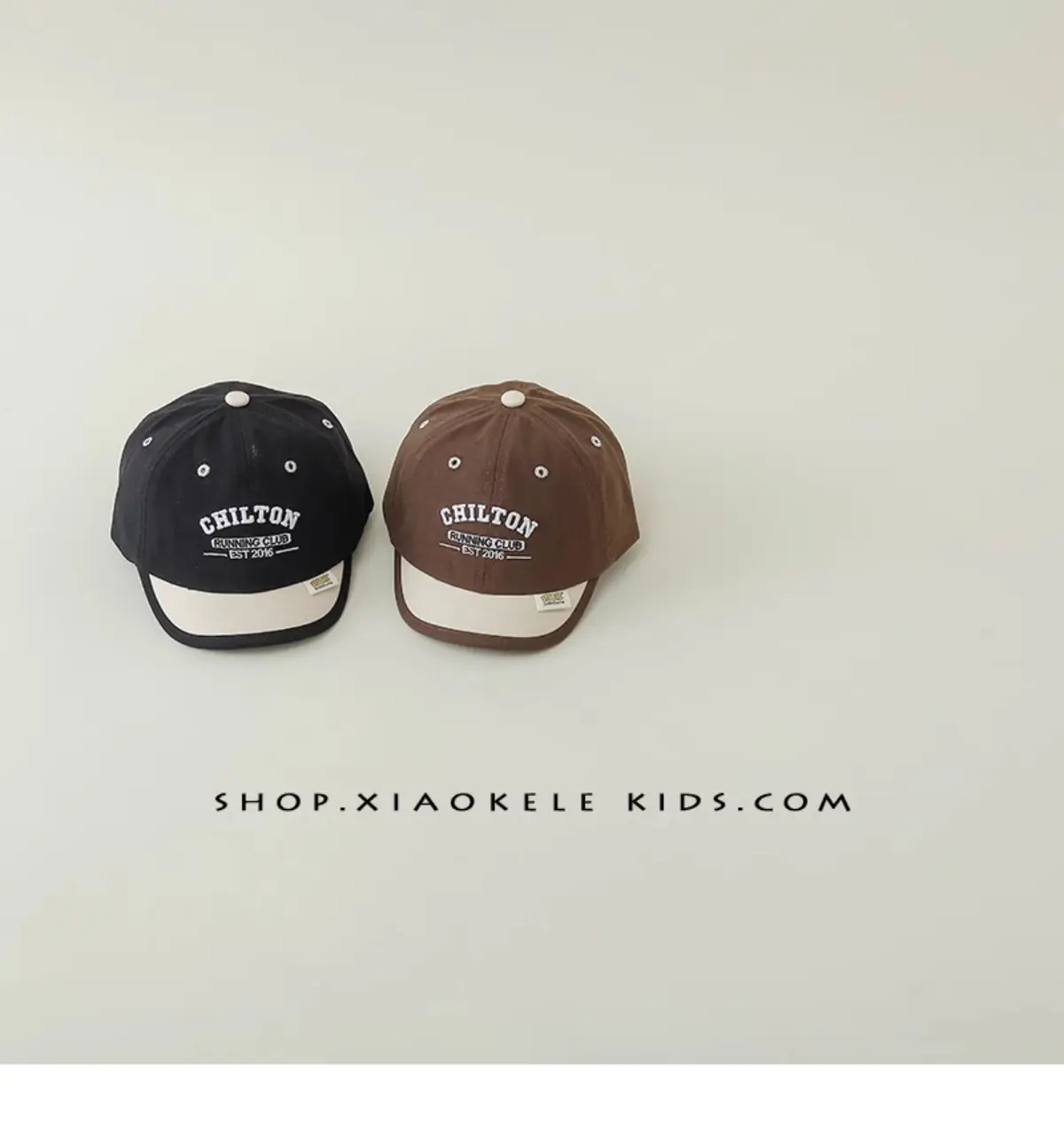 Kids Black Letter Embroidered Cap Spring Autumn β feature 6