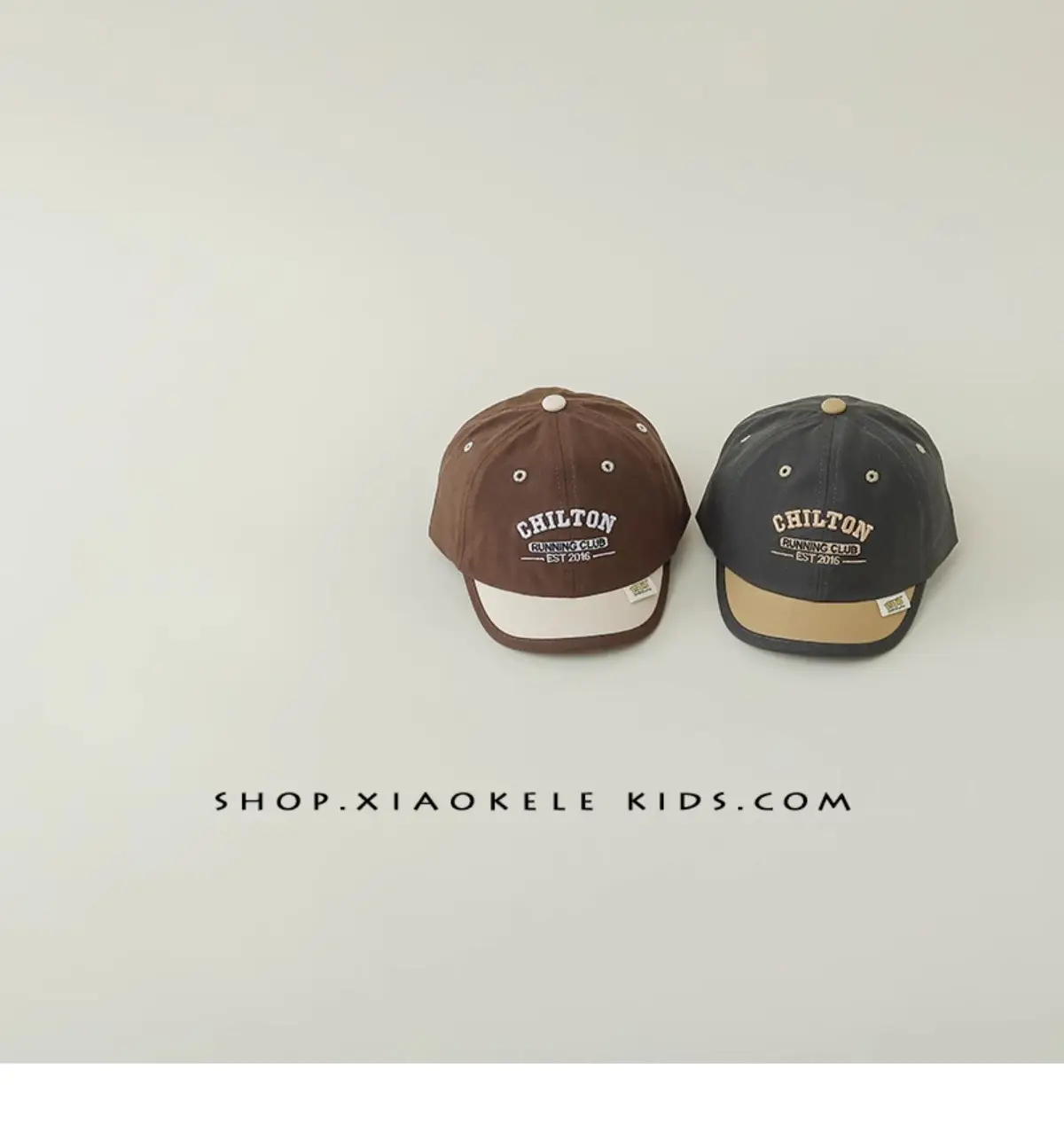 Kids Black Letter Embroidered Cap Spring Autumn β feature 7