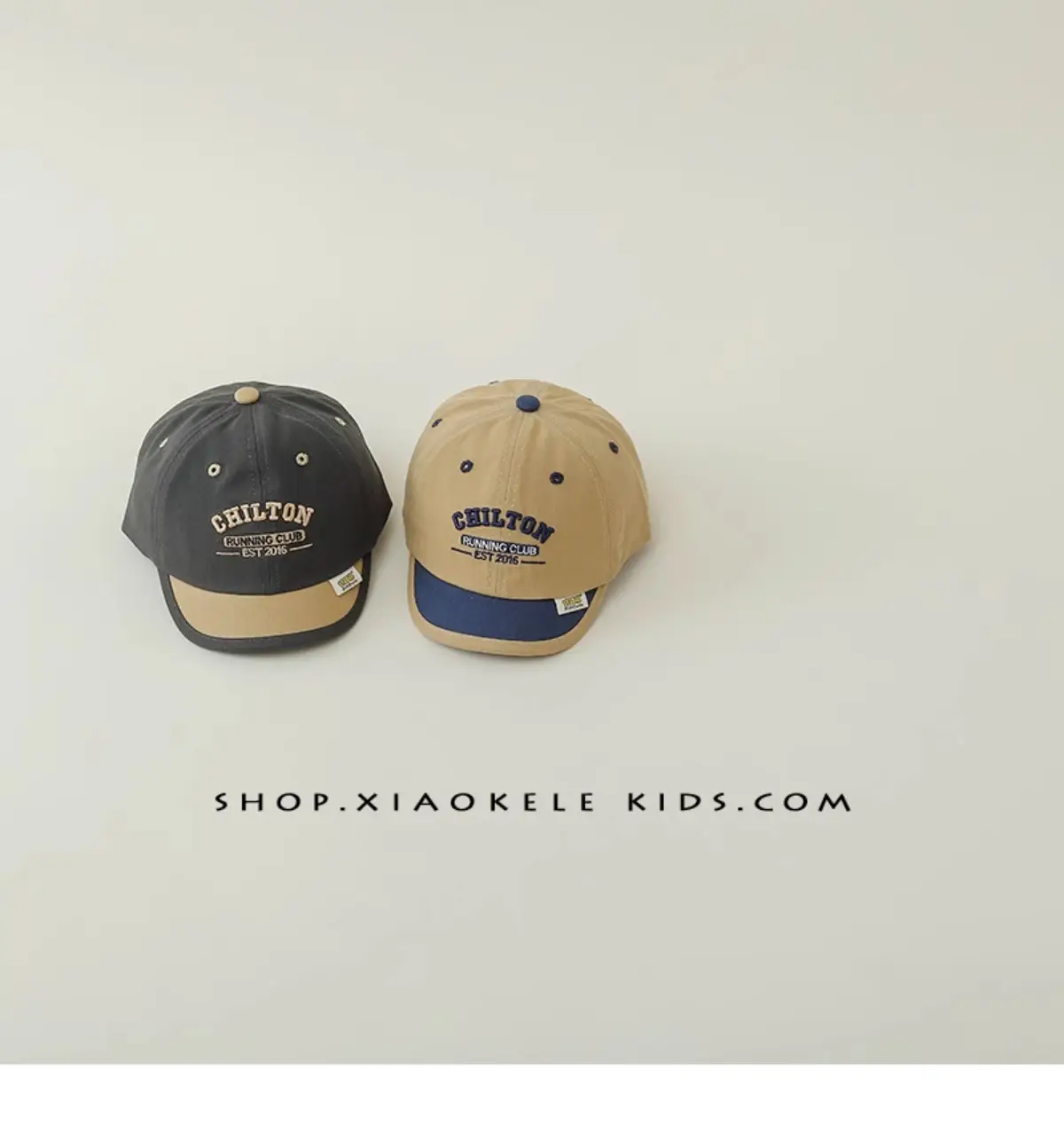 Kids Black Letter Embroidered Cap Spring Autumn β feature 8