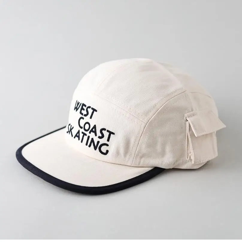 West Coast Skating Black Cap for Men Women - Image 5