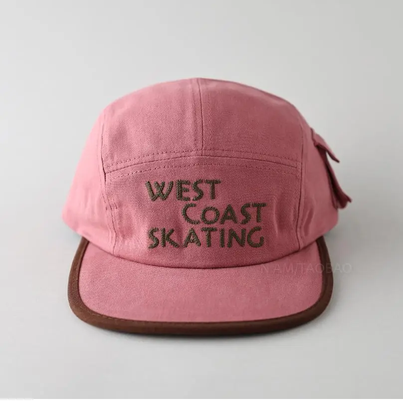 West Coast Skating Black Cap for Men Women - Image 7