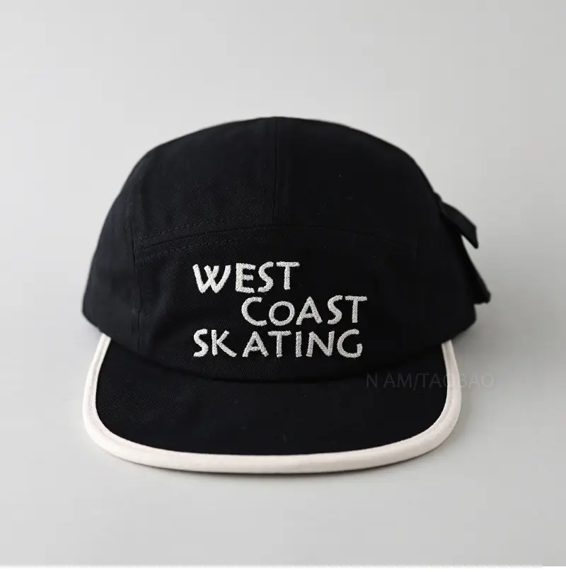 West Coast Skating Black Cap for Men Women — feature 2