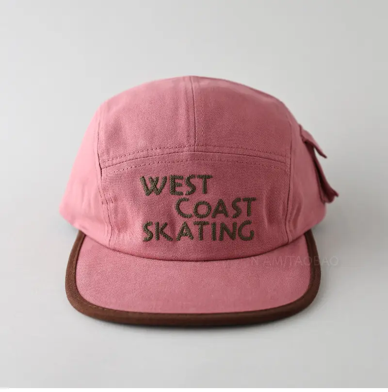 West Coast Skating Black Cap for Men Women — feature 7