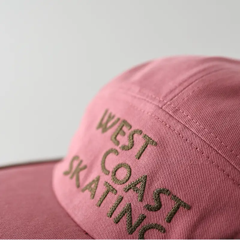 West Coast Skating Black Cap for Men Women — feature 9