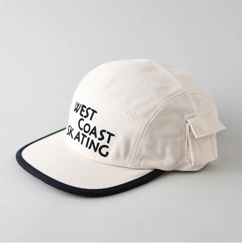 West Coast Skating Black Cap for Men Women - Image 2