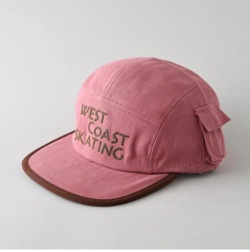 West Coast Skating Black Cap for Men Women - Image 3