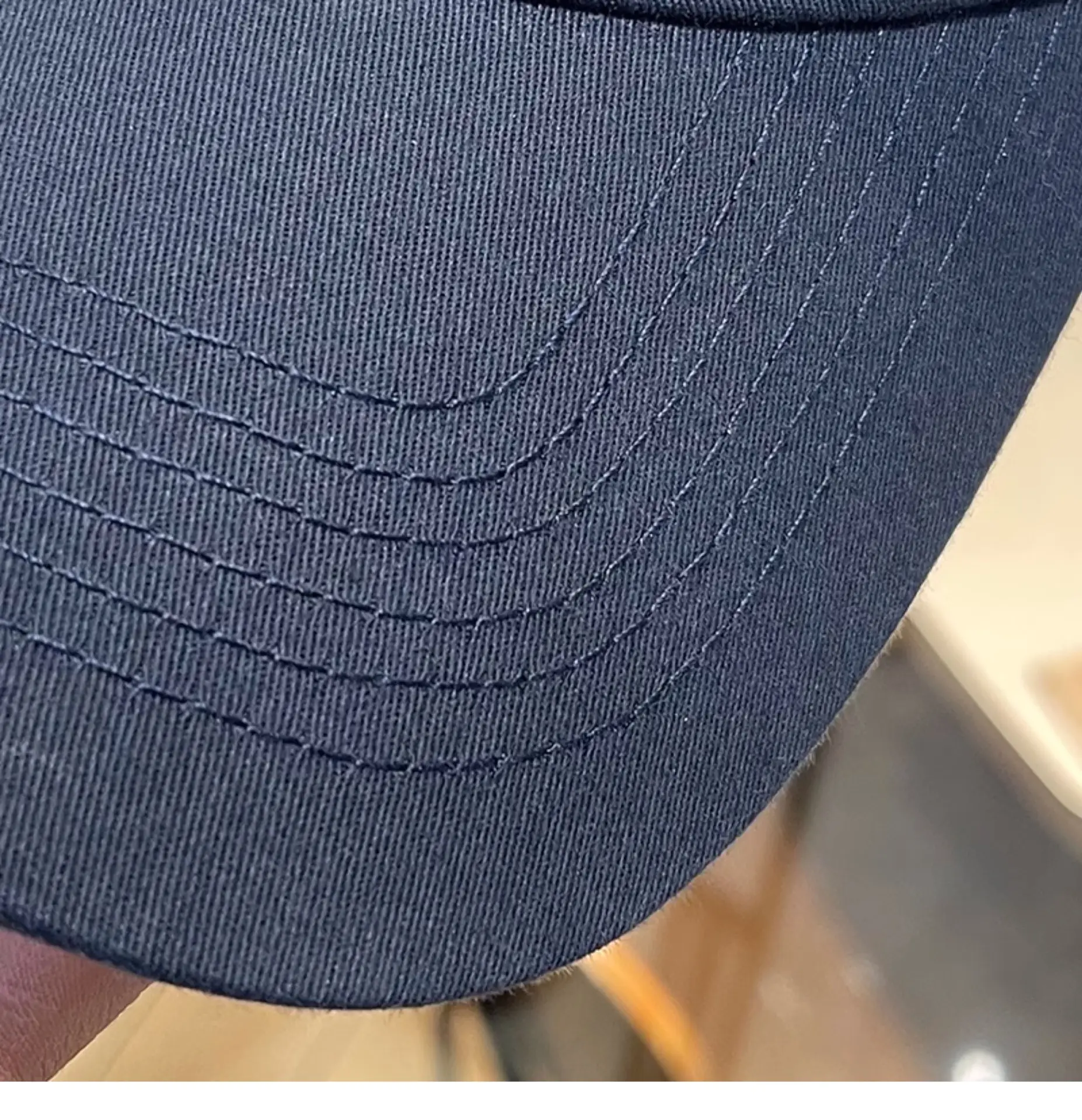 2025 Letter Embroidered Baseball Cap Women Men Navy Blue — feature 15