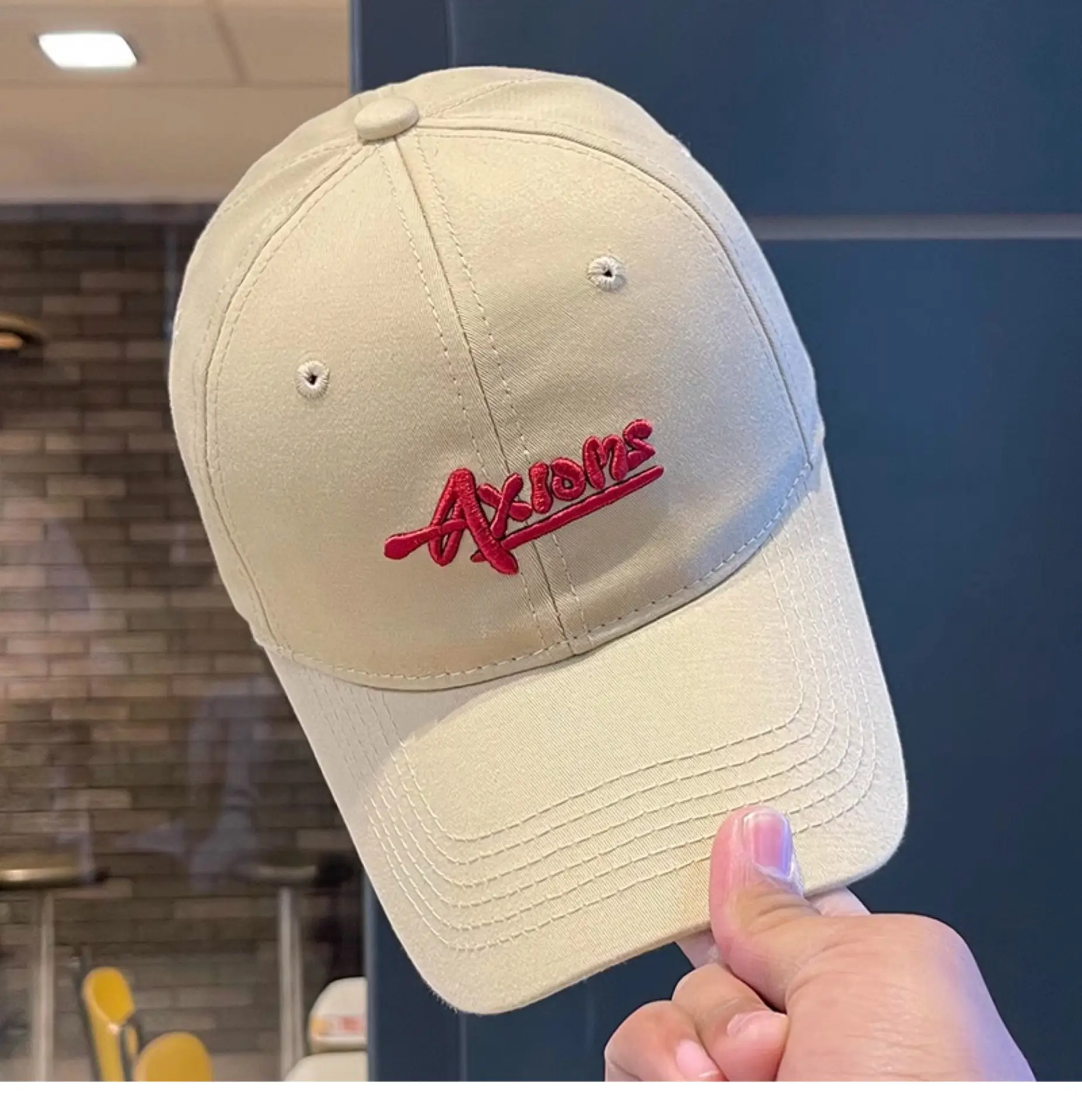 2025 Letter Embroidered Baseball Cap Women Men Navy Blue — feature 18