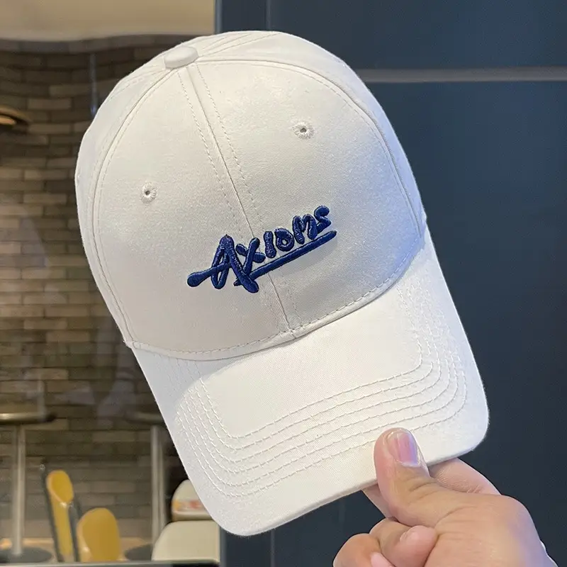 2025 Letter Embroidered Baseball Cap Women Men Navy Blue - Image 2