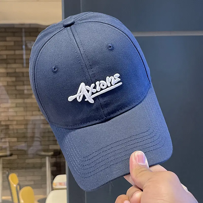 2025 Letter Embroidered Baseball Cap Women Men Navy Blue - Image 5