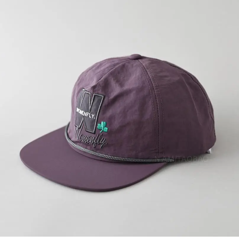 Women's Grey Embroidered Baseball Cap - Image 6