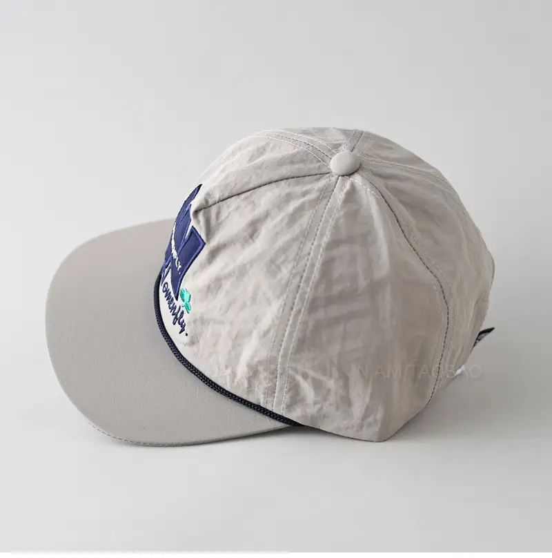 Women's Grey Embroidered Baseball Cap — feature 12