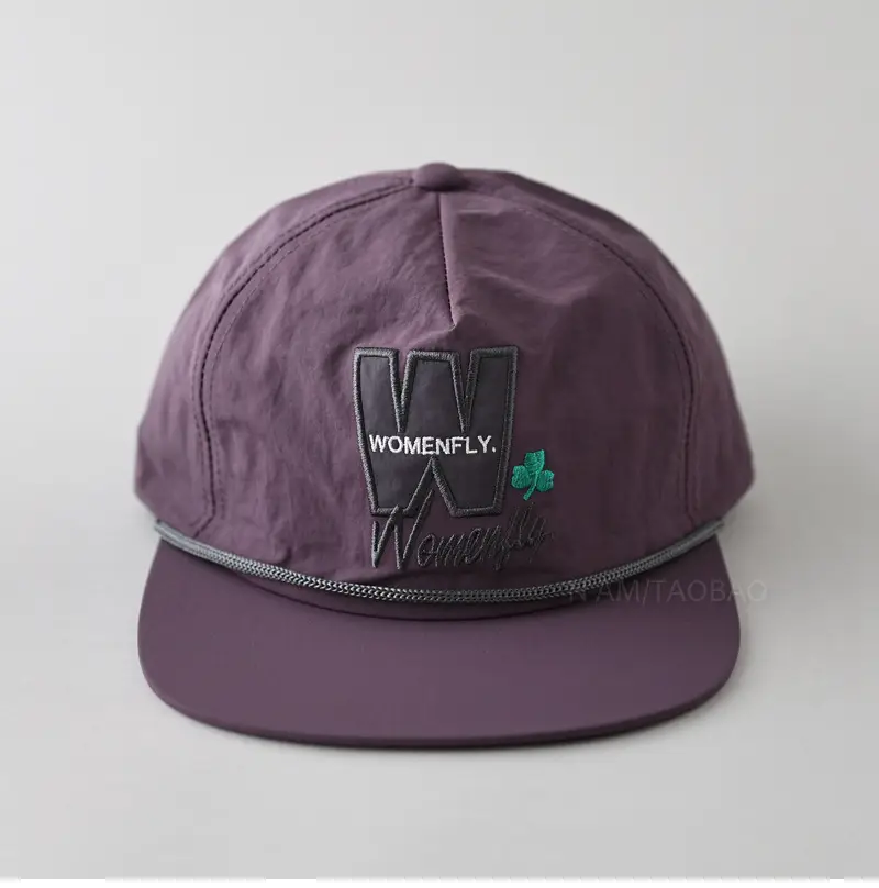 Women's Grey Embroidered Baseball Cap — feature 9