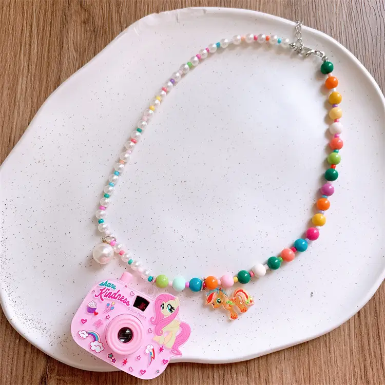 Cute Cartoon Beaded Necklace for Girls Birthday Gift — feature 17
