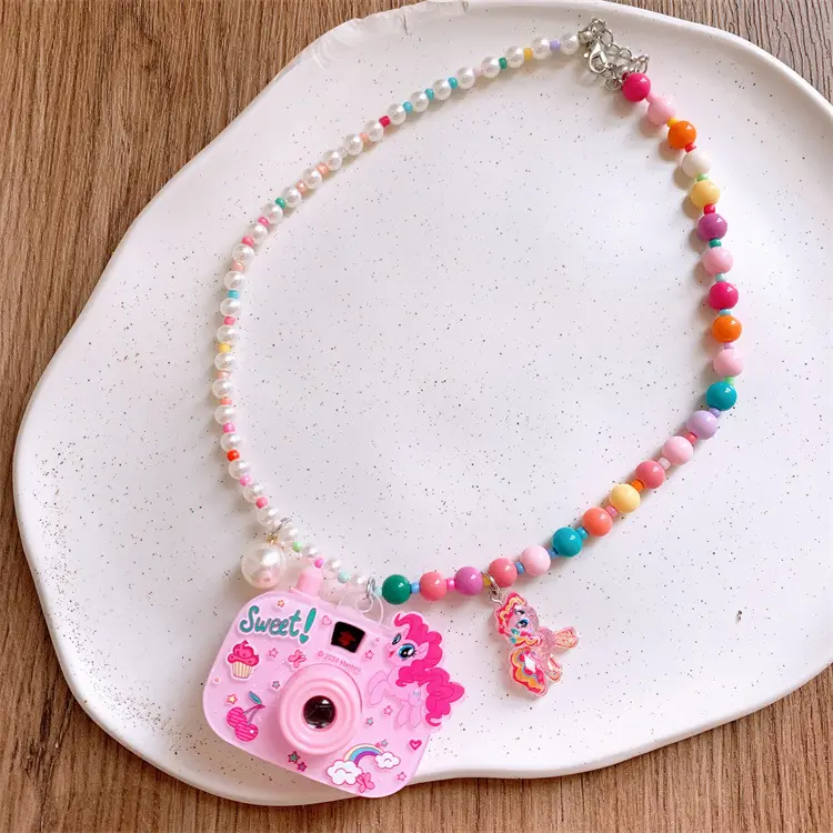 Cute Cartoon Beaded Necklace for Girls Birthday Gift — feature 19