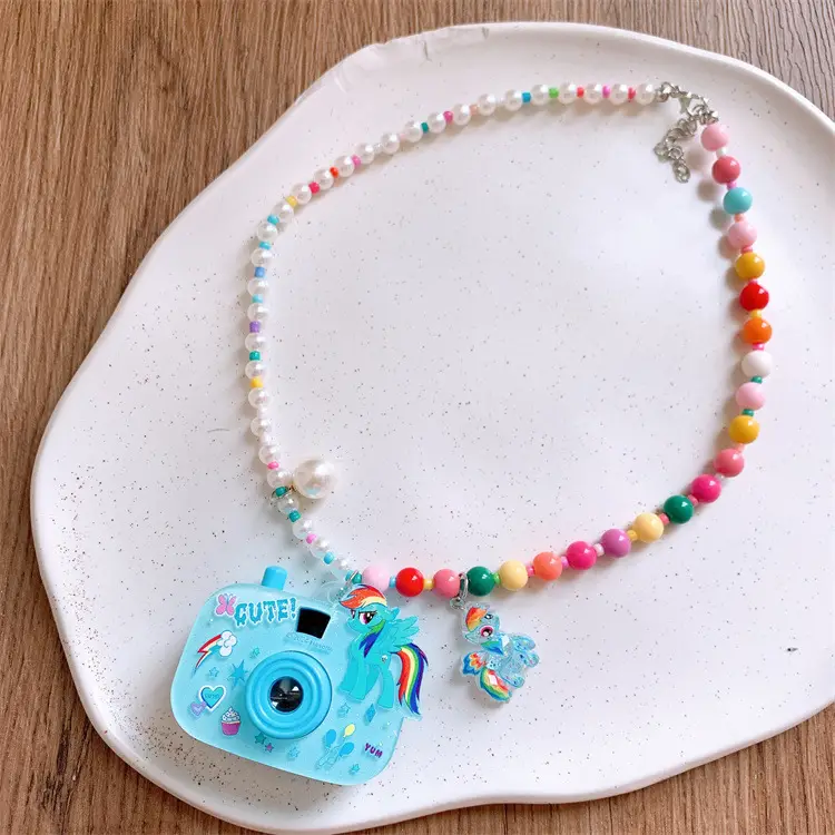 Cute Cartoon Beaded Necklace for Girls Birthday Gift — feature 20
