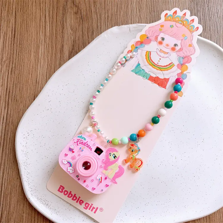 Cute Cartoon Beaded Necklace for Girls Birthday Gift — feature 9