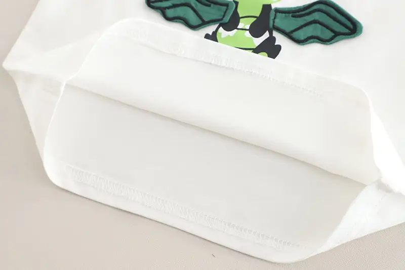 Children Cotton T-Shirt Shorts Set Green White Baby Summer — feature 12