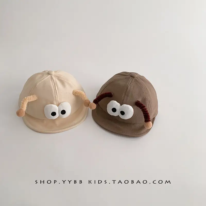 Cute Baby Hat with Antennas for Boys Girls Sunscreen Cap - Image 5